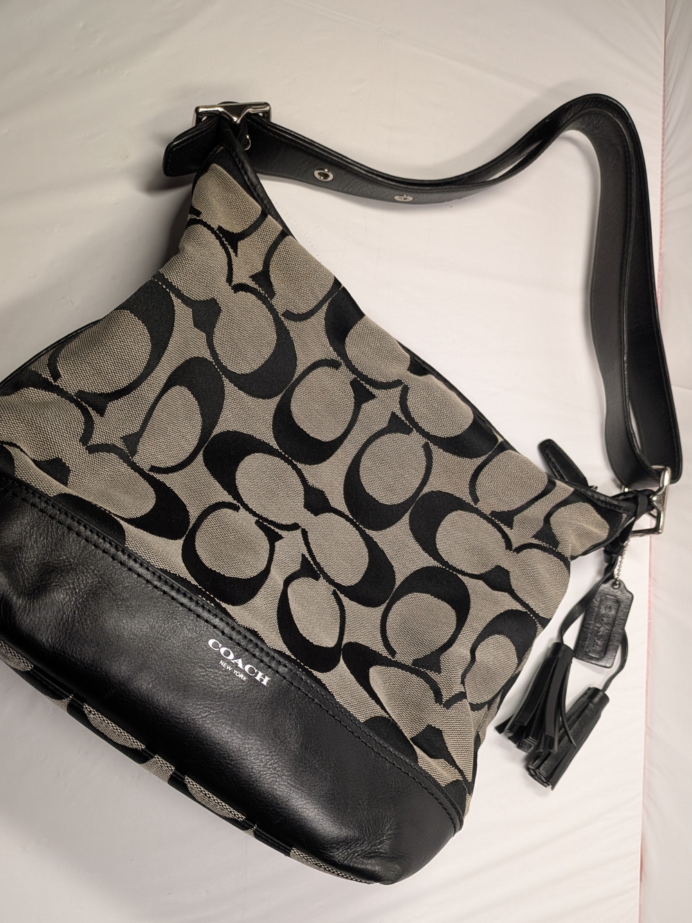 Coach Legacy Signature Duffel Hobo